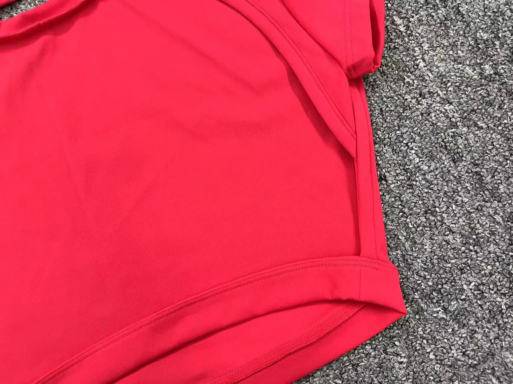 Hearuisavy Sommer Personalisierbare Sportshirts Workout Sportbekleidung Rückenloses Yoga-Kleidungsstück Brustpolster Sport Crop Tops Gym Top Damen