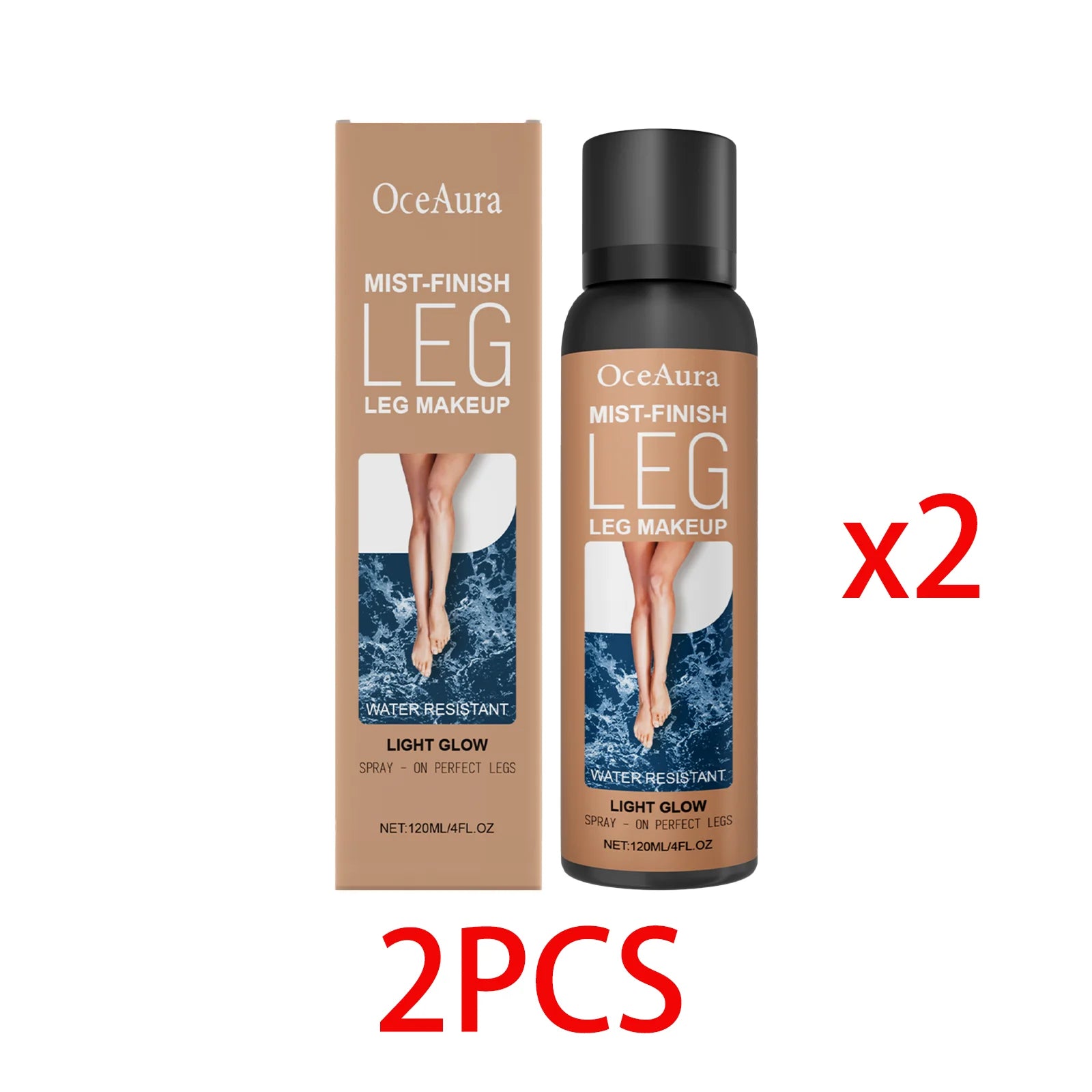 100 ml Bein Make-up Lang anhaltendes wasserfestes Anti-Transfer-Concealer Verdunkelungs-Spray Gleichmäßiger Hautton Weizenbräune Bräunungs-Spray