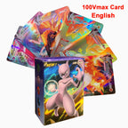60-100Pcs New English French Spanish Pokemon Cards GX MEGA EX TAG TEAM Vstar Game Battle Card Hot Sale Collection Card Kids Gift