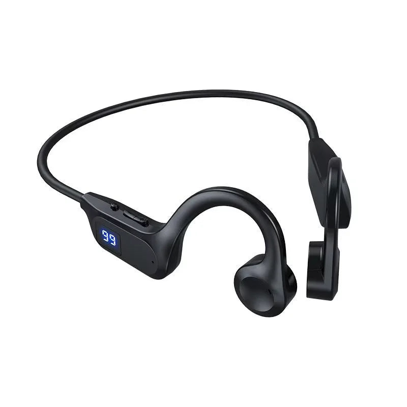 Lenovo Hot Real Bone Conduction Sport-Kopfhörer Kabelloser Kopfhörer Bluetooth-kompatibles Headset Freisprechfunktion mit Mikrofon zum Laufen