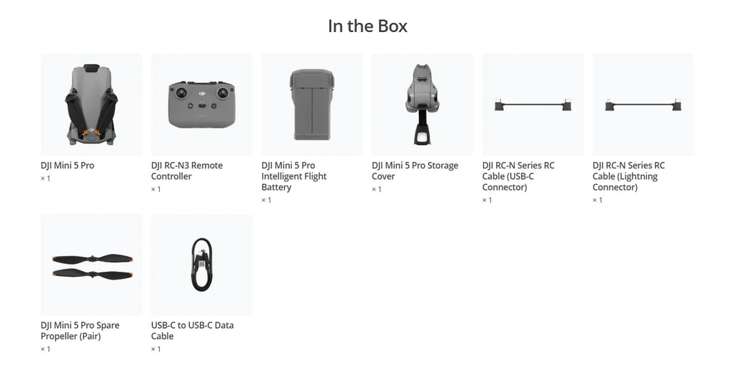 [EU STOCK] DJI Mini 5 Pro Ultraleichte & faltbare Drohne mit Kamera 1-Zoll CMOS Omnidirektionale Hinderniserkennung ActiveTrack 360° 225° Gimbal-Rotation 20km Übertragung 4K Drohne für Anfänger C0