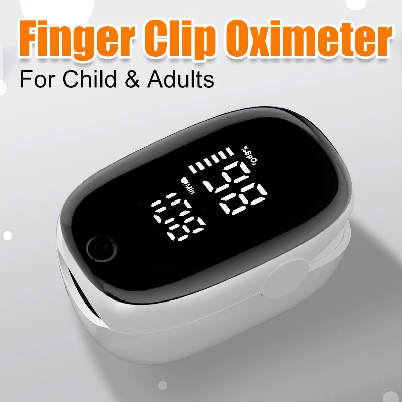 Pulsoximeter Tragbarer Fingerspitzen-Puls-Blutsauerstoffsättigungsmonitor mit LED-Anzeige Fingerspitzen-Oximeter zur SpO2-Messung Gesundheitsfürsorge Hauptbild