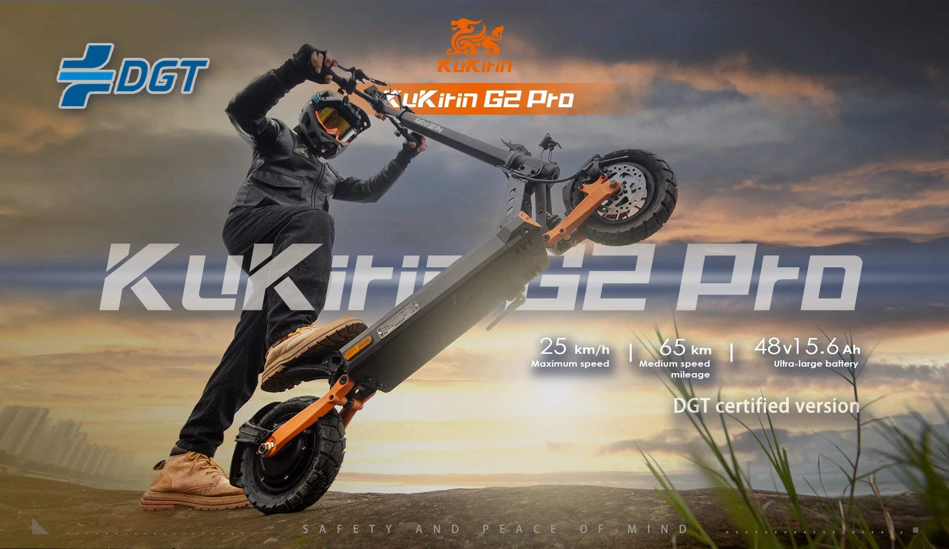 EU-Lager KuKirin G2 Pro (VMP) Elektroroller 48V 15.6Ah Akku 500W Motor 25km/h Max. Geschwindigkeit 55km Reichweite Original Tretroller