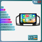 9 Zoll 7862 QLED-Bildschirm 2-Din Android Autoradio Multimedia Video-Player für Buick Regal 1 Opel Insignia GPS Navi Carplay 4G RDS BT