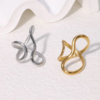 LATS Edelstahl Goldfarbene Ringe für Damen und Herren 2024 Farbecht Beliebte Party Personalisierte Überzogene Charms Schmuck Geschenke