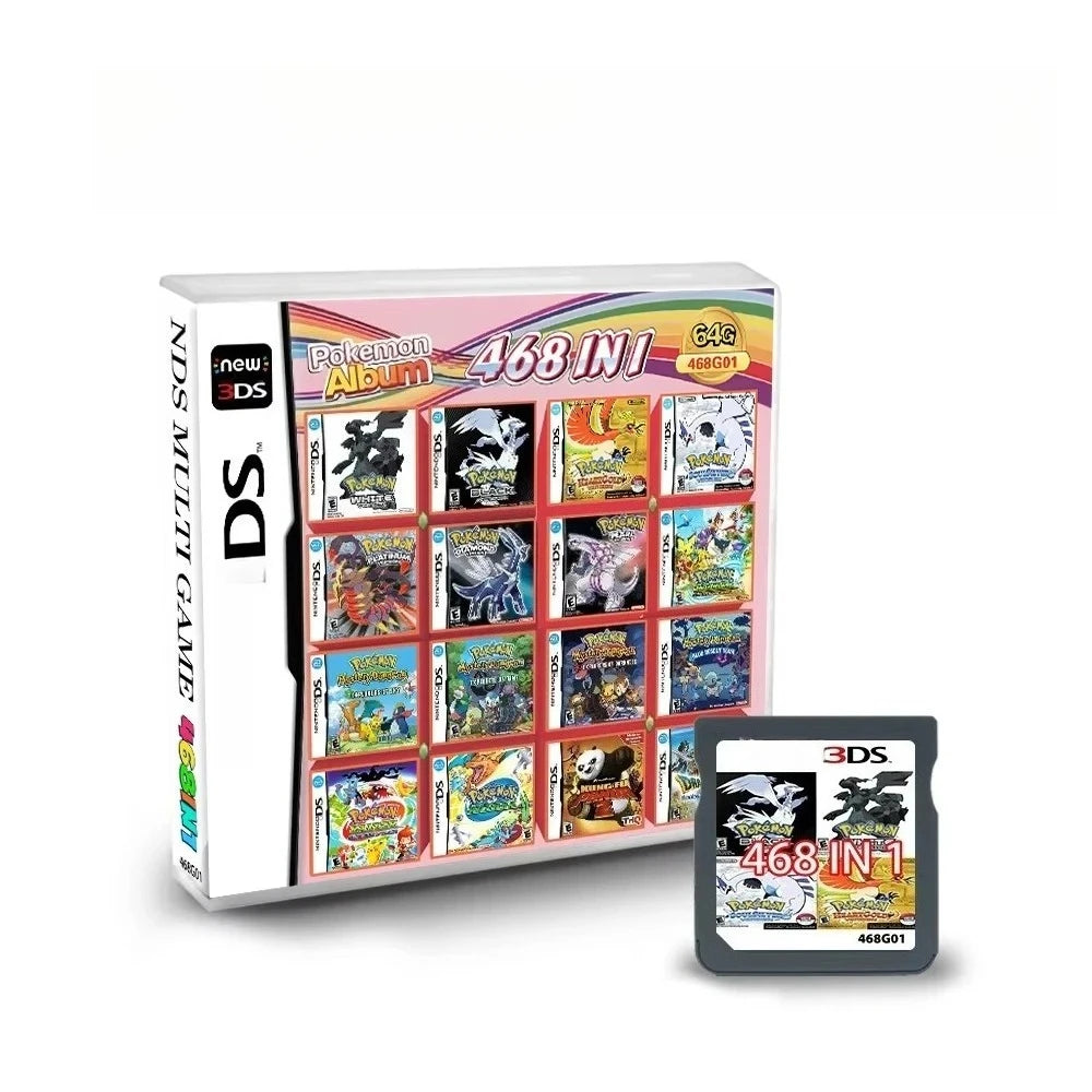 NDS Spielkarte 482in1 520in1 4300in1 500in1 468in1 Spielkarte Retro-Spielesammlung für 3DS, NDS