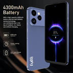 FUFFI Global Vision i17 Pro Max Smartphone Android 8GB RAM 256GB ROM 6,56 Zoll Telefon 720x1612HD 24+48MP 5G Netzwerk Mobiltelefone