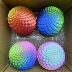 4tlg/Set 3D-gedrucktes Schlangen-Überraschungsei als Dekoration, flexible Gelenke, das beste Geschenk für 3D-Druck-Enthusiasten