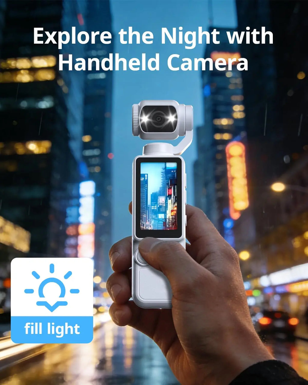 4K HD-Videokamera mit 1,9" CMOS, wiederaufladbar über USB, 180° drehbarer Action-Camcorder für Vlogging, Live-Streaming