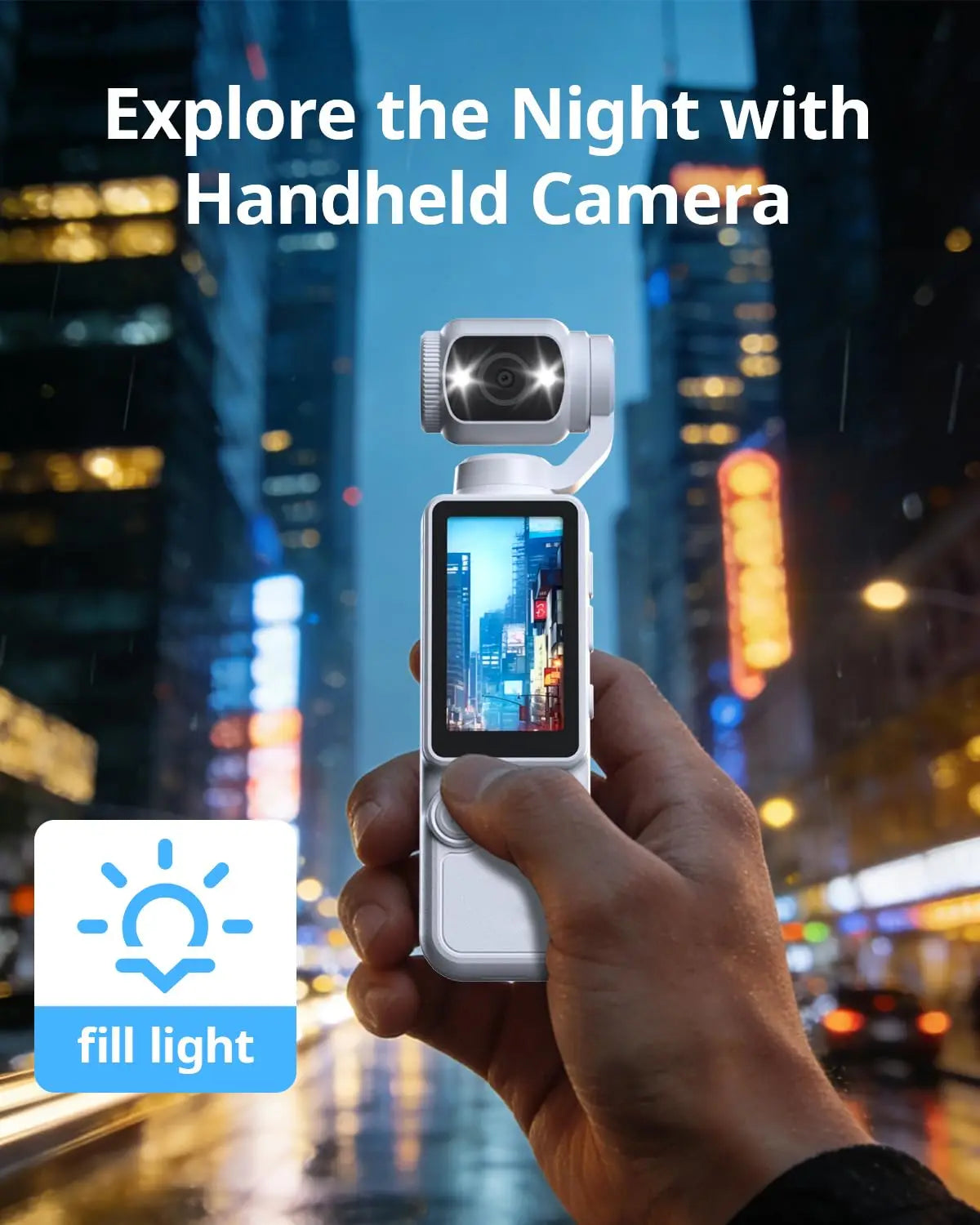 4K HD-Videokamera mit 1,9" CMOS, wiederaufladbar über USB, 180° drehbarer Action-Camcorder für Vlogging, Live-Streaming