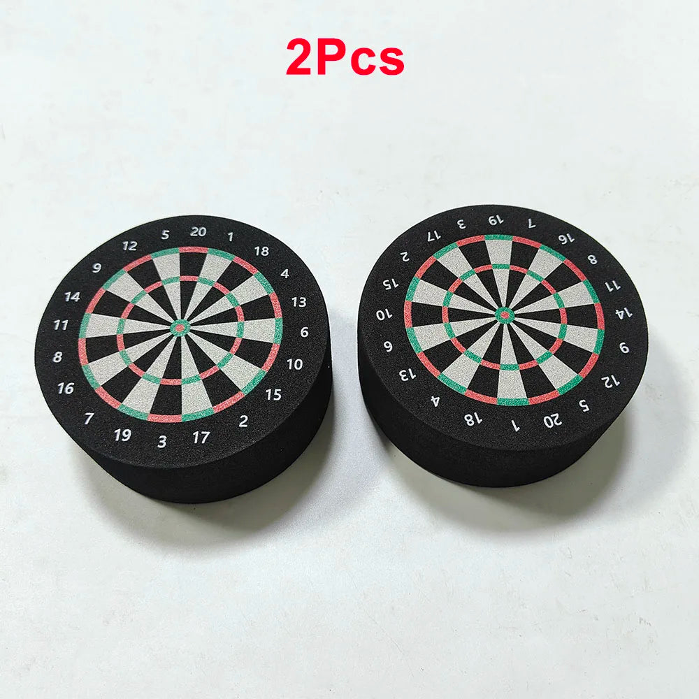 10cm Mini Dart Dock - EVA Schaumstoff Dart Halter & Basisstation mit doppelseitigem Dartboard-Design, weicher Standfuß für Heim- & Partyspiele