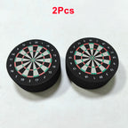 10cm Mini Dart Dock - EVA Schaumstoff Dart Halter & Basisstation mit doppelseitigem Dartboard-Design, weicher Standfuß für Heim- & Partyspiele