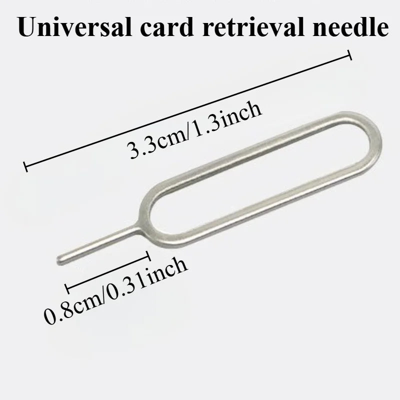 100 Stücke Universal SIM-Karten Nadel Tablett Pin Auswerfer Entfernungswerkzeug
