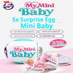 Zuru 5 Surprise My Mini Baby Miniatur-Babypuppen Sammelbares Überraschungs-Ei mit 12 verschiedenen Modellen, auf Lager, Spielzeuggeschenk für Kinder