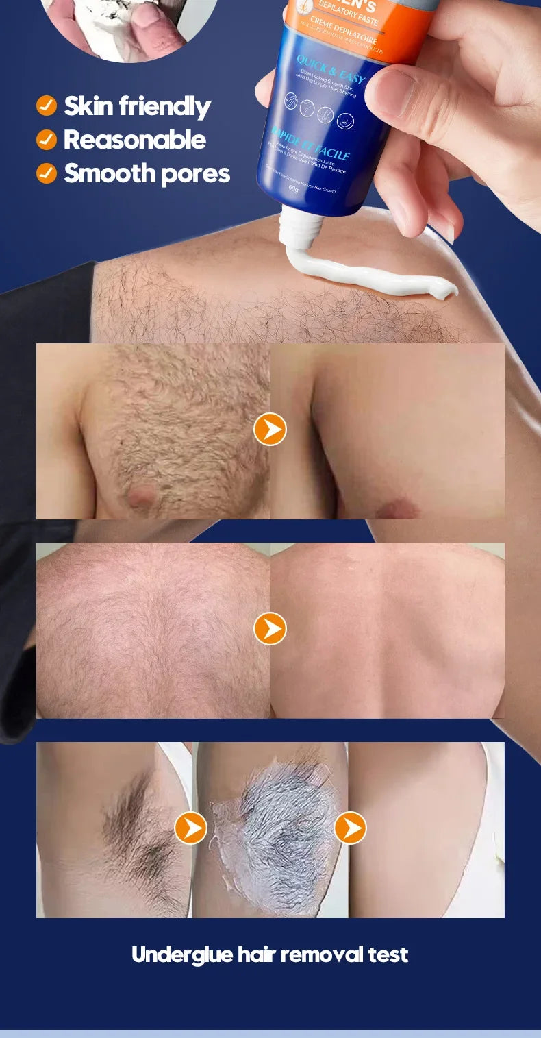 Haarentfernungscreme für Herren Dauerhafter Epilierer für den Intimbereich Schmerzfreier Haarentferner Wachstumshemmer Spray Geeignet für empfindliche Haut