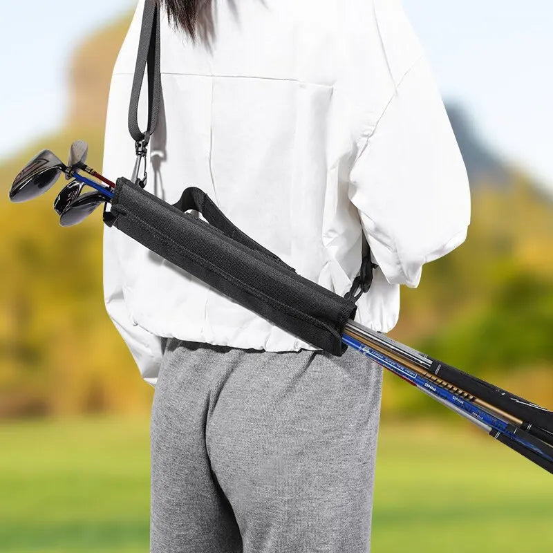 Neue tragbare Mini-Golfschlägertasche Outdoor-Übungstraining Tragbare Aufbewahrung Leichte Umhängetasche Crossbody-Schlägertasche Unisex Hauptbild