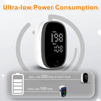 Pulsoximeter Tragbarer Fingerspitzen-Puls-Blutsauerstoffsättigungsmonitor mit LED-Anzeige Fingerspitzen-Oximeter zur SpO2-Messung Gesundheitsfürsorge