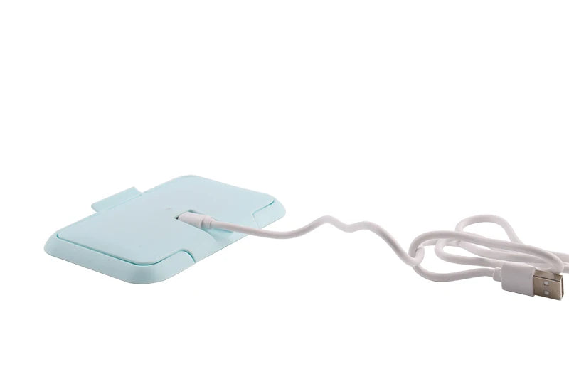 Tragbarer Baby-Feuchttuchwärmer, thermischer warmer Feuchttuchspender, Windelheizboxabdeckung für Zuhause, Auto, Mini-Taschentuchwärmer USB