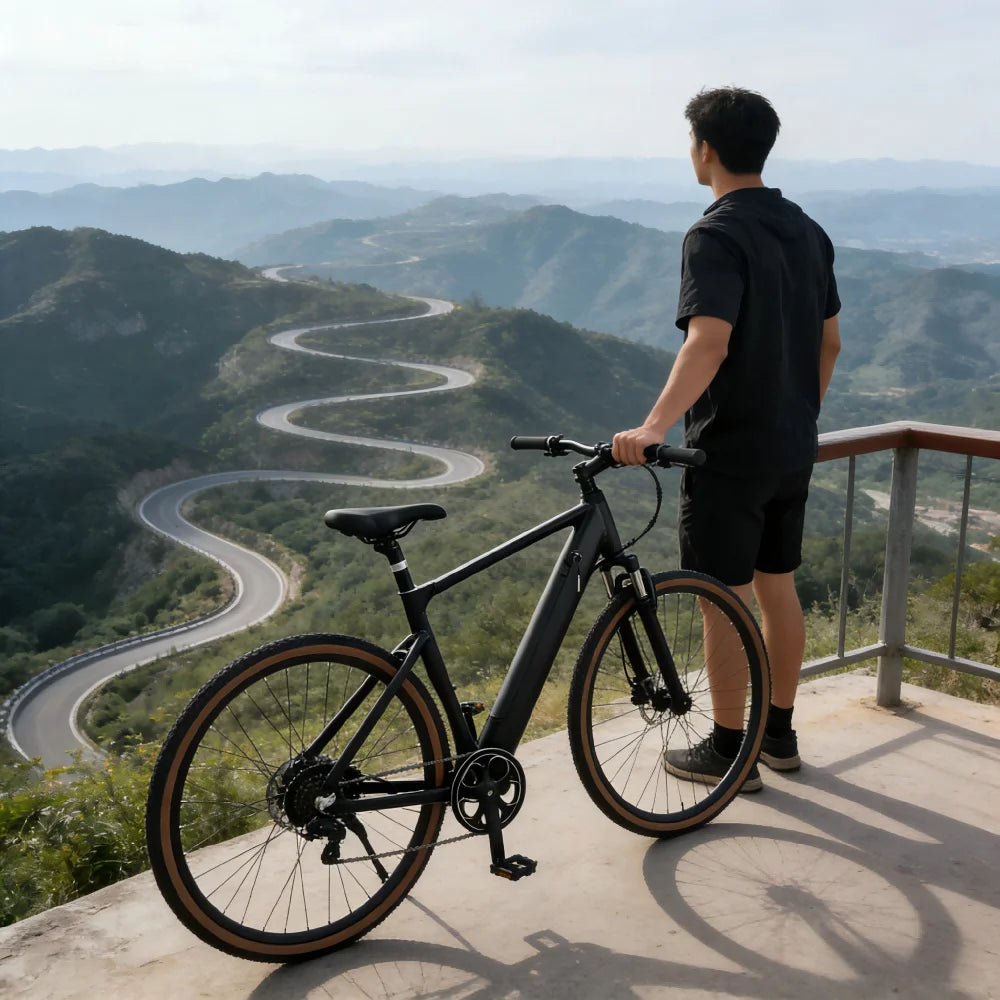 YANGOR 250W E-Bike, 28" Ultraleichter Rahmen, große Reichweite, Stadt- & Rennrad, geeignet für Damen und Herren E-Bike CE EU