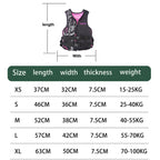 Life Jacket Neoprene Buoyancy Swimming Drifiting Boating Kayaking Vest for Adult Youth Men Women Water Sports Kayak Life Vest