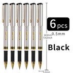 Gelschreiber, hohe Kapazität, schwarze/blaue Tinte, 0,5 mm, hervorragende Qualität, sehr gute Schreibeigenschaften, Geltintenstifte, Büro- und Schulbedarf, neutraler Stift
