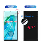 6,8 Zoll Super AMOLED für Samsung Galaxy S23 Ultra S918 LCD-Display Touchscreen Digitizer Baugruppe unterstützt Fingerabdruck und S-Pen