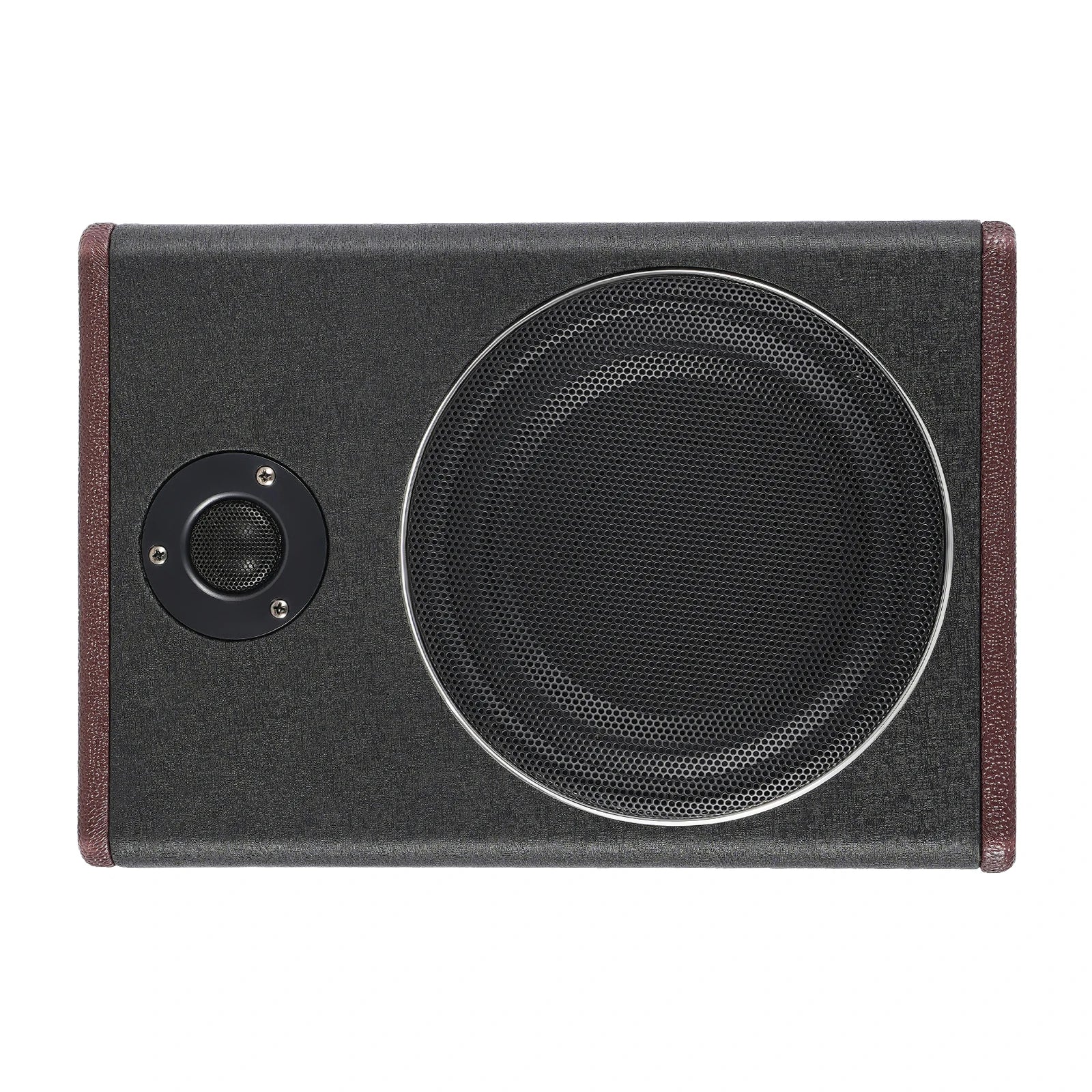 8 Inch Ultra Slim Car Subwoofer Under Seat 12V 600W Car Active Subwoofer Compact Car Bass Audio Car Stereo Amplifier Speaker