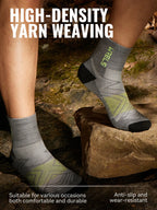 WRELS 1/2/3 Paar Merinowollsocken Wander-Laufsocken Atmungsaktiv Gepolstert Schweißableitend Warm Thermisch Kompressions-Wollsocken