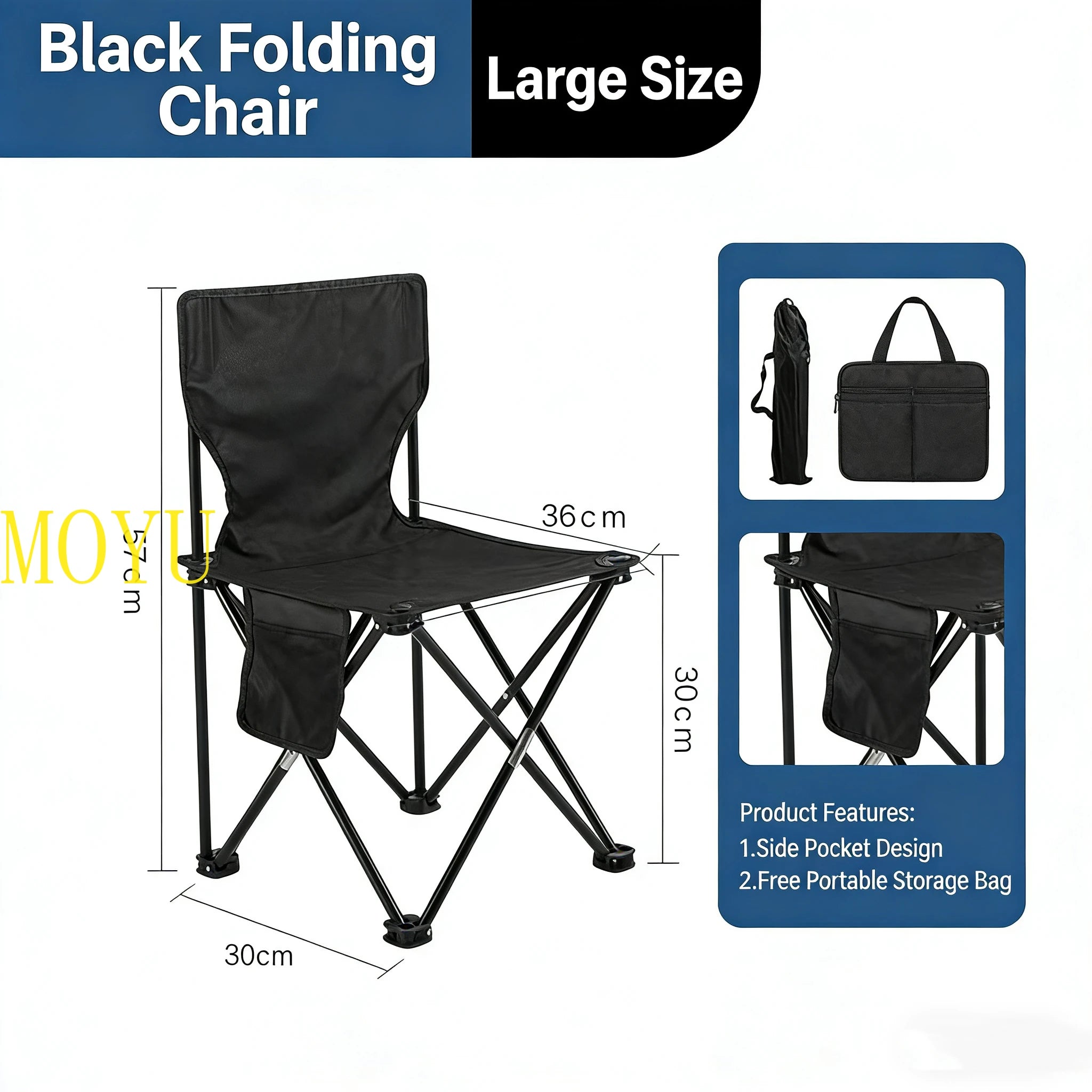 Portable Fshing Stool Beach Durable Chair Ultralight Camping Picnic Chair Sketch chair outdoor Collapsible Stool Fishing Bench Main image