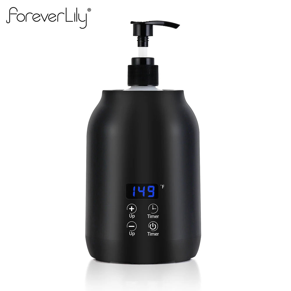 Massage Oil Heater Lotion Essential Cream Bottle Warmer LED Display Temperature Control Quick Heating Body Oils For Salon SPA