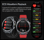 EKG High-End Gesundheits-Smartwatch Herren Blutdruck Lipide Blutsauerstoff Körperanalyse Harnsäure Gesundheitstracker Smartwatch Herren Damen