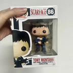 Filme Scarface Funkos Tony Montana #86 Pops Vinyl Actionfigur Spielzeug Sammlung Puppen Heimdeko Modell Geschenke