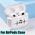 Hard Plastic Case for AirPods Pro 2 USB C Case for airpods 3 2 1 Case Transparent Cover for airpod pro 3 funda Air Pods 3 Coque