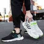 Herren Casual Sportschuhe Atmungsaktive Leichte Sneaker Outdoor Mesh Schwarze Laufschuhe Athletische Jogging-Turnschuhe Wanderschuhe