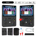 2026 Aktualisierte R36MAX2 Retro-Handheld-Spielkonsole 4,5 Zoll HD-Bildschirm 1024*768 Open Source Tragbarer Taschen-Videospiel-Player