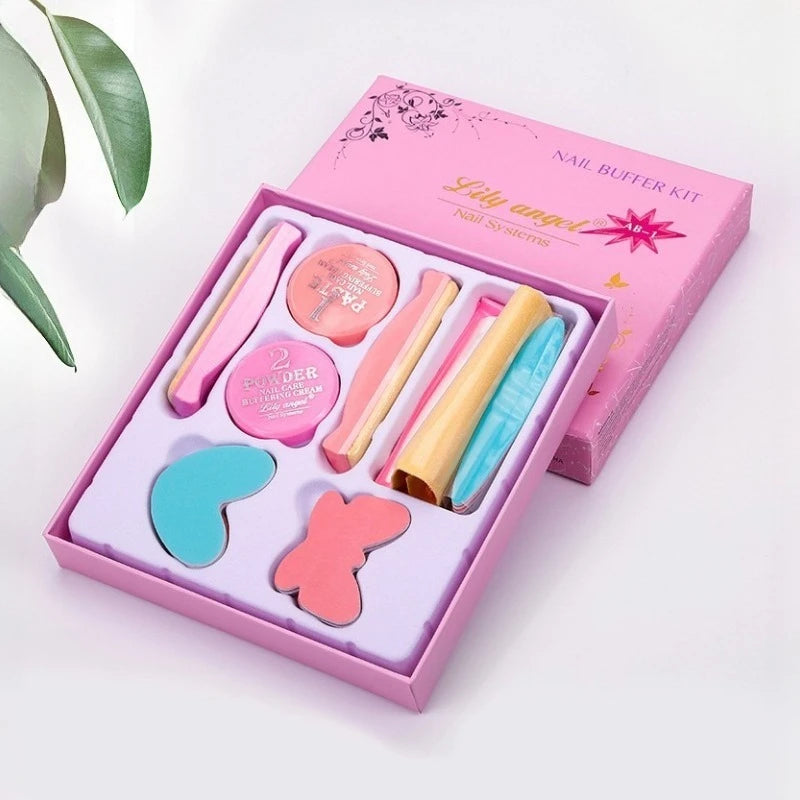 Maniküre-Set Pulver-Nagel-Kit Stärker Professionelle Vielseitige Werkzeuge für Reisen Mädchen Frauen Home Beauty Polierwachs