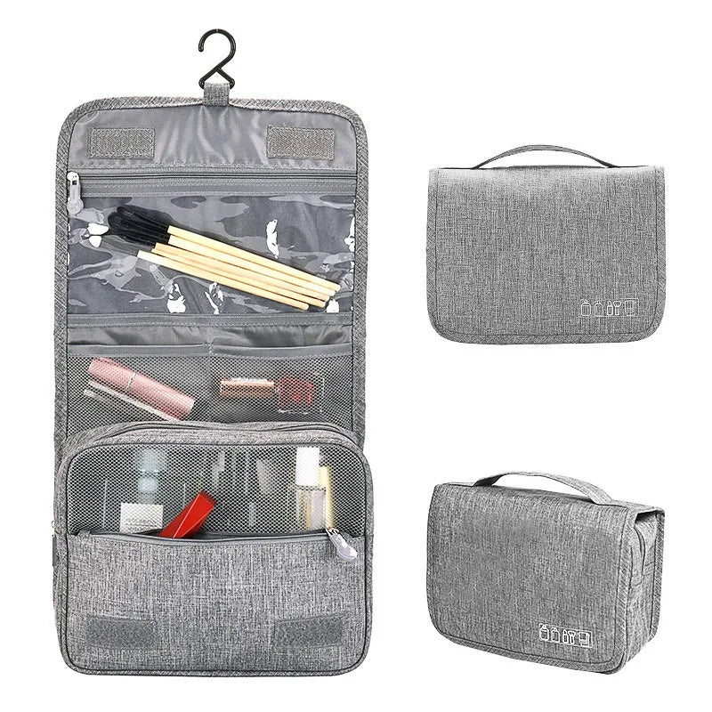 Hochwertige Make-up-Taschen für Damen Reise-Kosmetiktasche Kulturbeutel Wasserdichter Organizer Neceser Hängende Badezimmer-Waschtasche