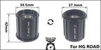 Fahrrad Micro Spline Freilauf MTB Rennrad Naben Konverter Endkappe Adapter 11/12 Fach MS HG DT Nabenkörper Treiber für XD DT240/350