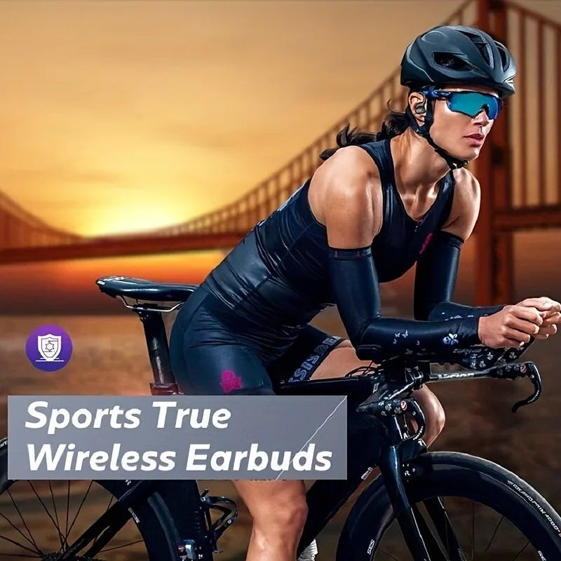 On-Ear LED Display Kopfhörer, Geräuschunterdrückende Ohrhörer, Tiefer Bass, Sport-Gamer, kabelloses Bluetooth Headset, wasserdicht mit HD Mikrofon