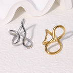 LATS Edelstahl Goldfarbene Ringe für Damen und Herren 2024 Farbecht Beliebte Party Personalisierte Überzogene Charms Schmuck Geschenke