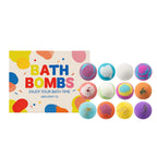 12er Kinder-Badebomben-Set mit Überraschungsspielzeug im Inneren, natürliche, organische Schaumbäder, Fizzies-Kugeln, Geschenk für Kinder, Feiertagsgeschenkset