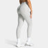 Teveo Eng anliegende, nahtlose Yoga-Leggings mit Leopardenmuster, hautfarbener hoher Elastizität, geeignet als Fitness-Laufhose