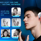 1 Stück schmerzfreies 650nm Rotlicht-Otologie-Lasertherapiegerät – Ohrenpflegeinstrument bei Tinnitus, Mittelohrentzündung & Taubheit