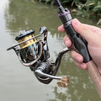 Okuma Ganzmetall-Angelrolle mit flacher Spule 15 kg Korrosionsschutz Salzwasser Spinnrolle 1000-5000