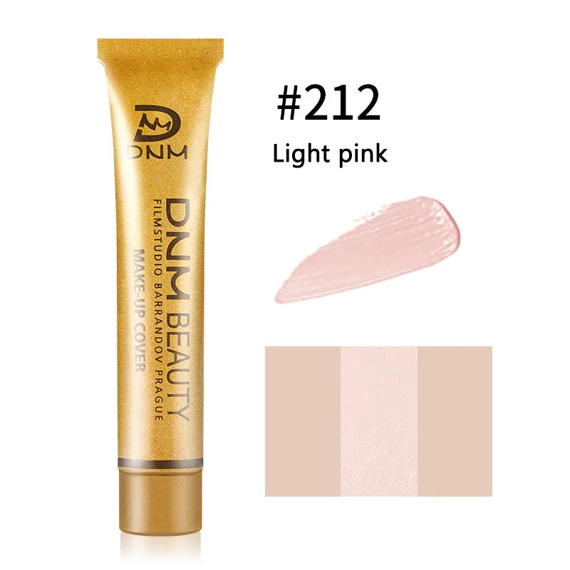 Full Skin Concealer Foundation Cream Professionelle Gesichts-Makel-Abdeckung, Augenringe, Tattoo-Kontur-Make-up, Flüssig-Concealer-Kosmetik