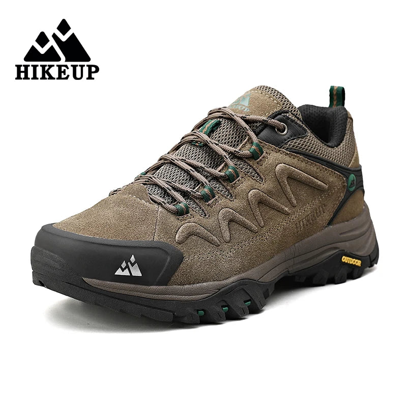 HIKEUP Leder Herrenschuhe für Herren Freizeitschuhe Mode Wasserdicht Winter Luxus Designer Marke Arbeitsstiefel Herren Rutschfeste Sneaker Hauptbild