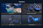 DOOGEE BoneBeat Swim Lite Knochenschall-Sportkopfhörer Bluetooth 5.4 Drahtloser Ohrhörer Wasserdichtes Headset zum Schwimmen