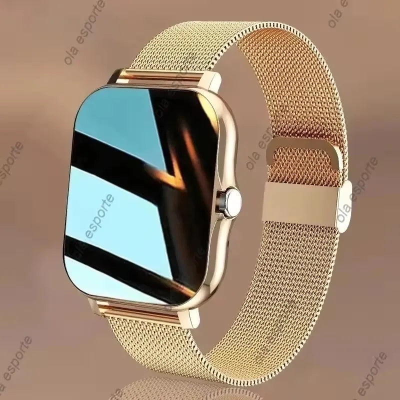 NEU 2025 Fashion Smartwatch Android-Telefon 2,01" Farbbildschirm Full Touch Benutzerdefiniertes Zifferblatt Uhr Damen Bluetooth Anruf Smartwatch Herren Hauptbild