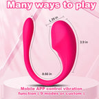 Kabelloser Bluetooth G-Punkt Vibrator für Frauen APP Fernbedienung Tragbares vibrierendes Ei G-Punkt Klitorisstimulator Sexspielzeug für Erwachsene