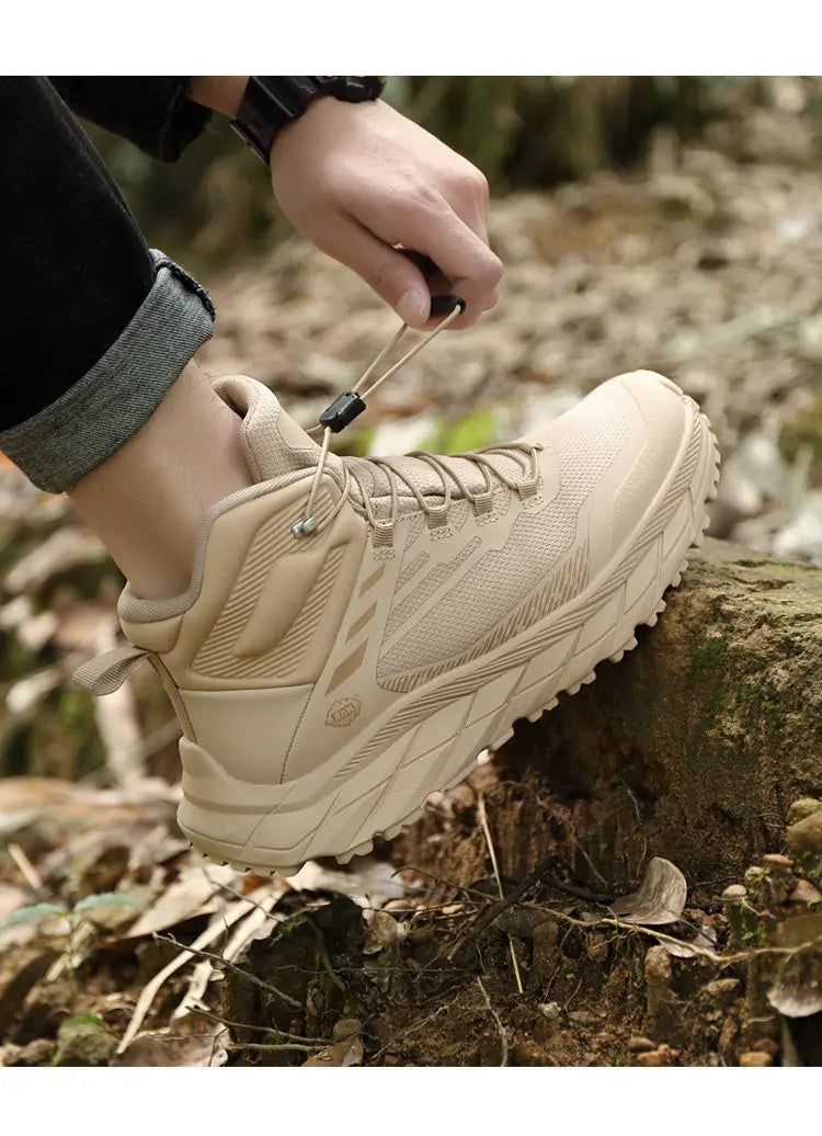 RAN Hiking Shoes Men Waterproof mesh walking shoes outdoor trekking Shoes Hunting Boots Tactical Ankle Boots women travel Boots